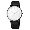 Men's Casual Quartz Watch With Stainless Steel Strap Alloy Case And Round Dial