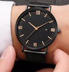 Men's Casual Quartz Watch With Stainless Steel Strap Alloy Case And Round Dial