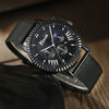 Men's Casual Sports Mesh Strap Quartz Watch Alloy Case And Strap Round Dial