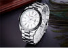 Men's Casual Stainless Steel Band Round Dial Watch