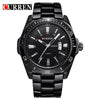 Men's Casual Stainless Steel Band Round Dial Watch