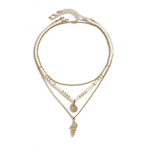 Men's Coconut Shell And Zinc Alloy Geometric Handmade Hiphop Style Necklace