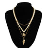 Men's Coconut Shell And Zinc Alloy Geometric Handmade Hiphop Style Necklace