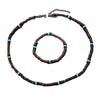 Men's Coconut Shell Handmade Beads Plant Flowers Clavicle Chain Necklace