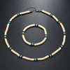 Men's Coconut Shell Handmade Beads Plant Flowers Clavicle Chain Necklace