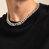Men's Cuban Chain Necklace Alloy Geometric Handmade