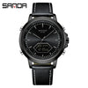 Men's Electronic Watch Waterproof Multifunction Simple Style Zinc Alloy Case Steel Belt Round Dial