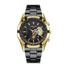 Men's Fashion Business Alloy And Stainless Steel Automatic Non Mechanical Round Dial Luminous Waterproof Watch