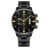 Men's Fashion Metal And Stainless Steel Band Quartz Watch With Round Dial