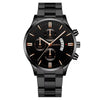 Men's Fashion Metal And Stainless Steel Band Quartz Watch With Round Dial