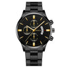 Men's Fashion Metal And Stainless Steel Band Quartz Watch With Round Dial