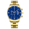 Men's Fashion Metal And Stainless Steel Band Quartz Watch With Round Dial