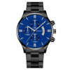 Men's Fashion Metal And Stainless Steel Band Quartz Watch With Round Dial