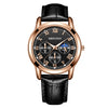 Men's Fashion Metal Case Belt Strap Quartz Watch With Round Dial