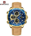 Men's Fashion Quartz Electronic Watch Stainless Steel Mesh Belt Round Dial Metal Case