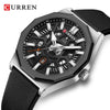 Men's Fashion Sports Alloy Quartz Watch With Polygon Hollow Design And Mineral Reinforced Mirror