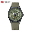 Men's Fashion Sports Alloy Quartz Watch With Polygon Hollow Design And Mineral Reinforced Mirror
