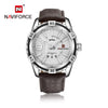 Men's Fashion Stainless Steel Band Quartz Watch With Round Dial And Mineral Strengthened Glass Mirror