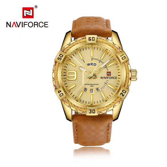 Men's Fashion Stainless Steel Band Quartz Watch With Round Dial And Mineral Strengthened Glass Mirror
