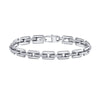 Men's Fashion Stainless Steel Handmade Polished Chain Bracelet