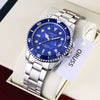 Men's Fashion Waterproof Luminous Watch Alloy Band Round Dial