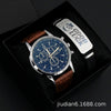 Men's Fashion Wrist Watch With Alloy Case And Strap Ordinary Glass Mirror Round Dial