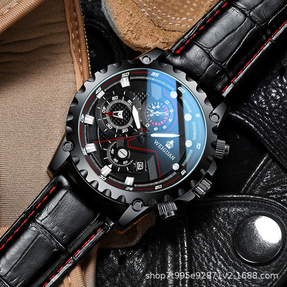 Men's Fully Automatic Mechanical Watch Stainless Steel Strap Round Dial Waterproof Luminous Calendar