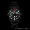 Men's Fully Automatic Mechanical Watch Stainless Steel Strap Round Dial Waterproof Luminous Calendar