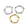 Men's Geometric Beaded Curved Bracelet Ccb Material