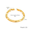 Men's Geometric Copper Bracelet With Electroplated Finish Simple Fashion Jewelry Wholesale