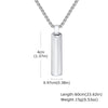 Men's Geometric Square Flower Pendant Necklace Stainless Steel Electroplated