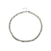 Men's Geometric Titanium Steel Necklace With Goldtone Electroplated Finish And Simple Regular Chain Design