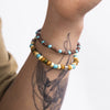 Men's Geometric Wooden Bead Handmade Bracelet