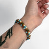 Men's Geometric Wooden Bead Handmade Bracelet