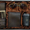 Men's Gift Set Watch Belt Wallet Pu Material Modern Simplicity Combination
