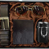 Men's Gift Set Watch Belt Wallet Pu Material Modern Simplicity Combination