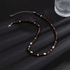 Men's Handmade Geometric Wooden Bead Necklace Hiphop Style