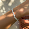 Men's Handmade Imitation Pearl Irregular Bracelet