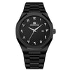 Men's Highend Waterproof Fashion Quartz Watch Alloy Case Stainless Steel Strap Round Dial