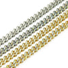 Men's Hip Hop Alloy Cuban Chain Necklace With Diamond And Geometric Square Design