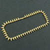 Men's Hip Hop Alloy Cuban Chain Necklace With Geometric Diamond Design