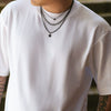 Men's Hip Hop Alloy Handmade Geometric Fivepointed Star Necklace