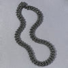 Men's Hip Hop Alloy Rhombus Cuban Chain With Full Diamond Design