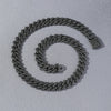 Men's Hip Hop Alloy Rhombus Cuban Chain With Full Diamond Design