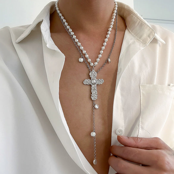 Men's Hip Hop Geometric Alloy Handmade Pendant Necklace