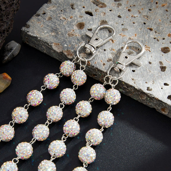 Men's Hip Hop Metal Ball And Cross Waist Chain