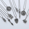 Men's Hip Hop Pendant Necklace Jewelry Stainless Steel Geometric Polished Retro Punk Fashion