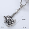 Men's Hip Hop Pendant Necklace Jewelry Stainless Steel Geometric Polished Retro Punk Fashion