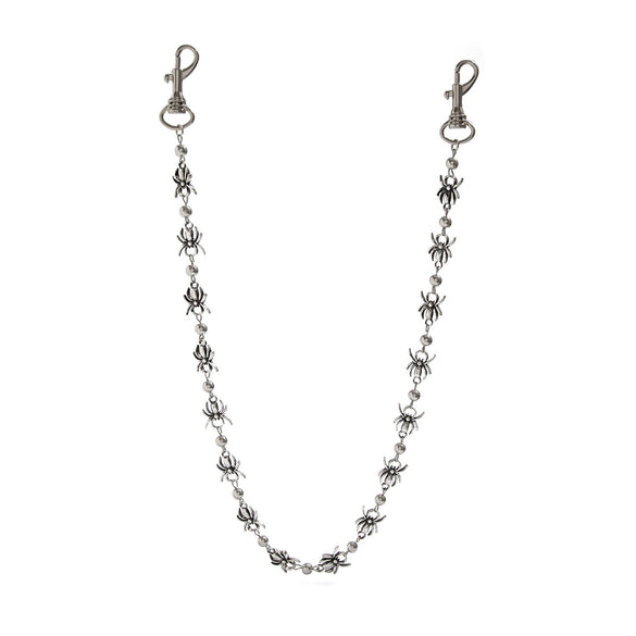 Men's Hip Hop Punk Metal Waist Chain With Dark Spider Design