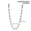 Men's Hip Hop Punk Metal Waist Chain With Dark Spider Design